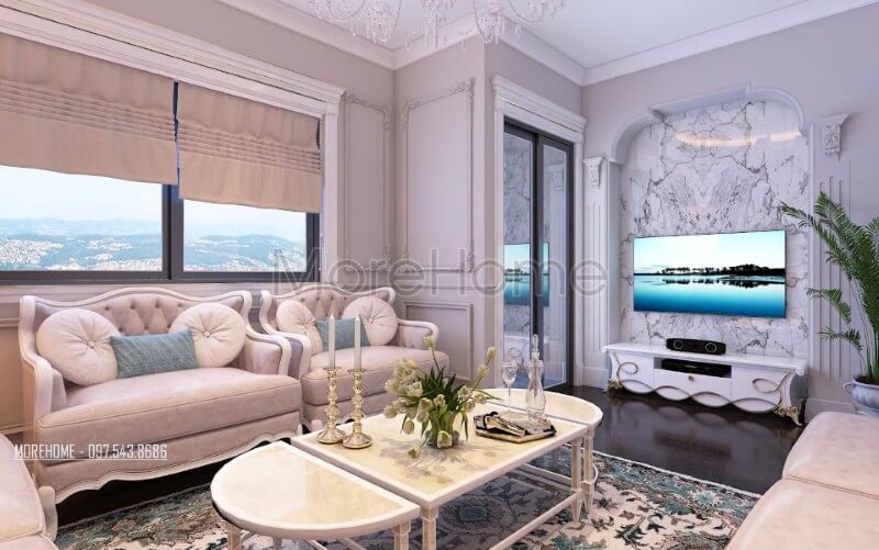 Sofa chung cư tân cổ điển Sofa chung cư tân cổ điển