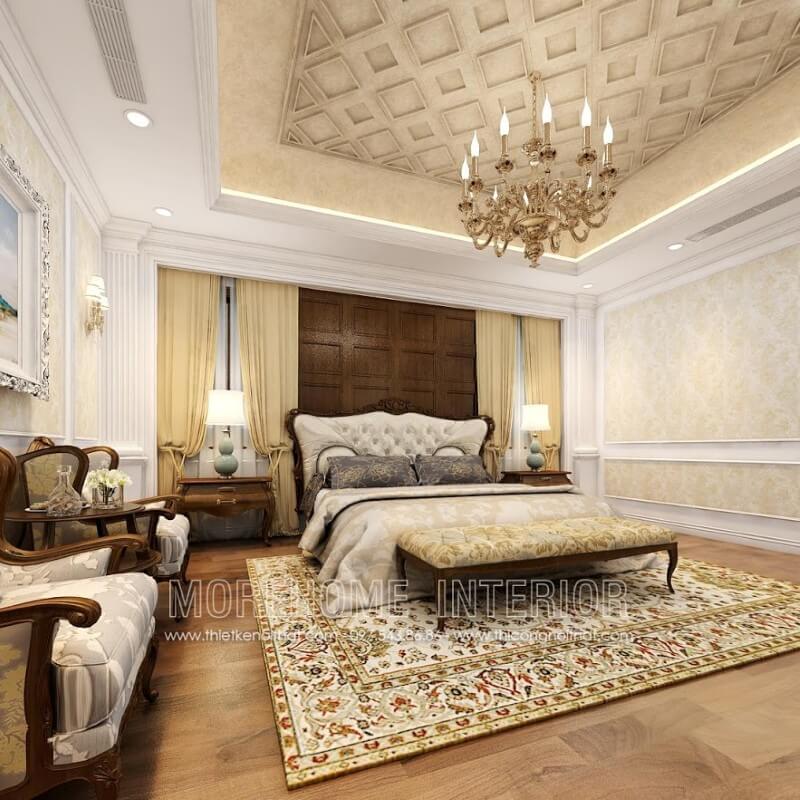 Giường ngủ chung cư gỗ tự nhiên Giường ngủ chung cư gỗ tự nhiên