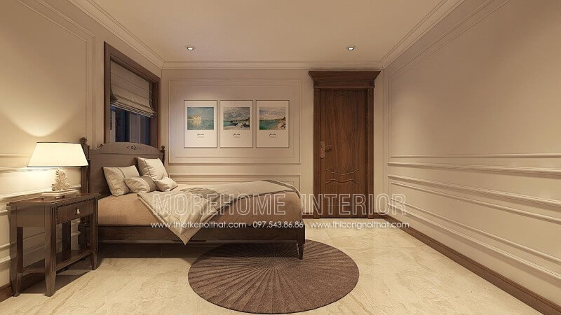 Giường ngủ chung cư gỗ tự nhiên Giường ngủ chung cư gỗ tự nhiên