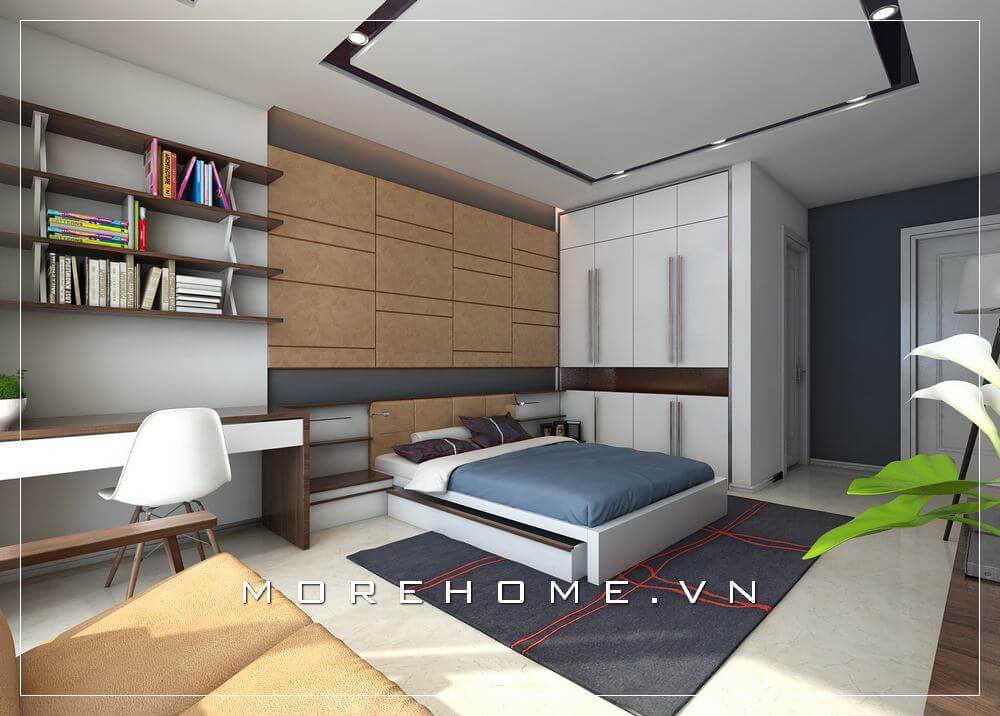 Giường ngủ chung cư hiện đại Giường ngủ chung cư hiện đại