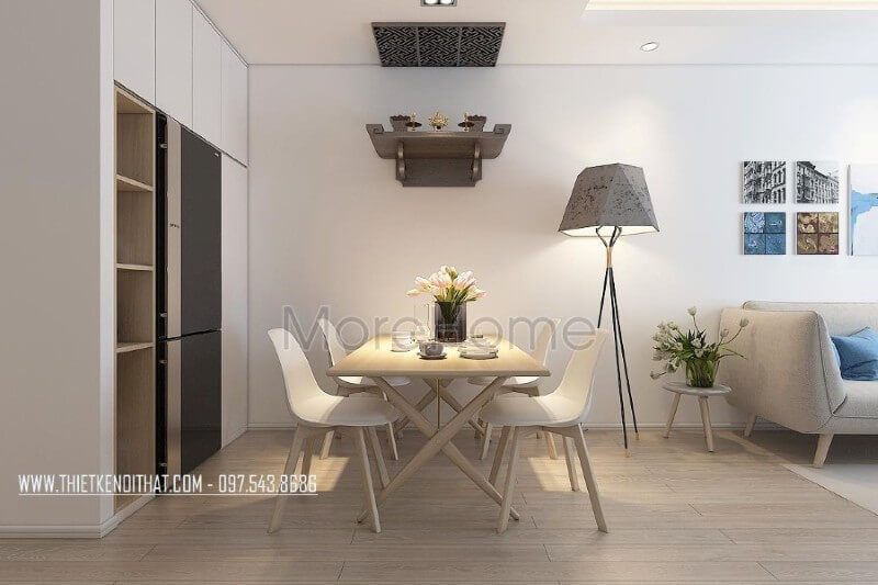 Trang trí nội thất phòng ăn phong cách hiện đại, sang trọng