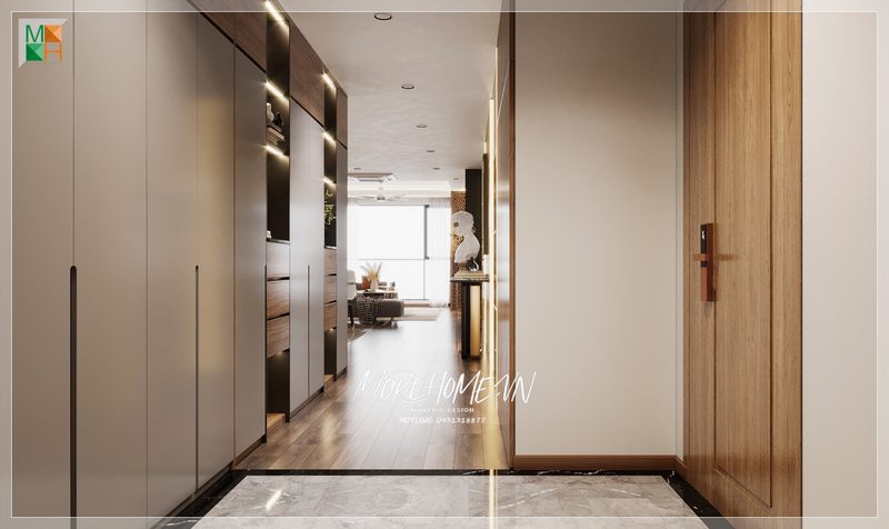 Cửa gỗ mang kiểu dáng thiết kế đơn giản những lại cuốn hút dễ sử dụng, an toàn khi dùng.