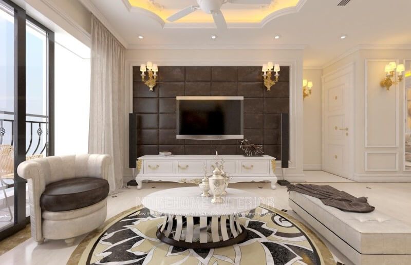 Bàn trà MH-HD028 gỗ công nghiệp phong cách hiện đại trang trí chung cư tinh tế