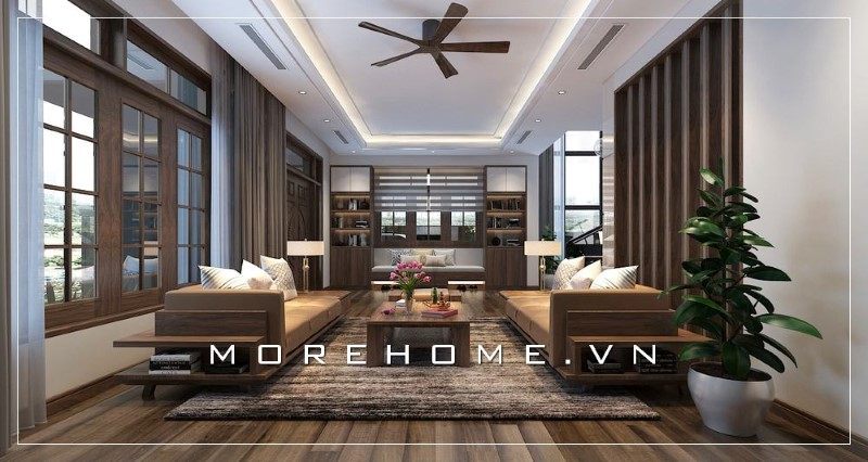 Gợi ý mẫu thiết kê sphongf khách đẹp tinh tế và tiện nghi cho không gian sống của gia đình.