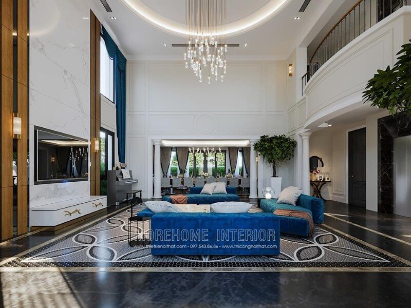 Mẫu kệ tivi đẹp cao cấp cho nội thất phòng khách biệt thự tại hải phòng