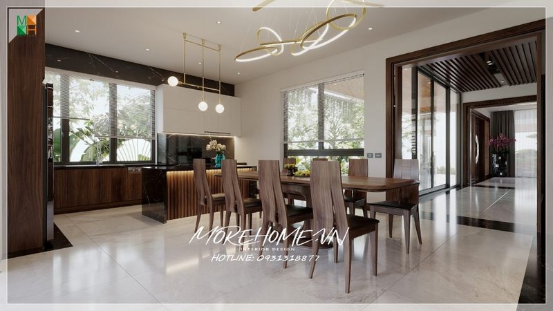 Đèn trang trí mang lại hình thù độc đáo để tô điểm cho không gian.