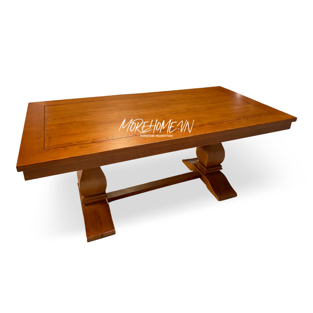 Bàn ăn gỗ tự nhiên được sử dụng trong căn hộ Tần bì biệt thự và các chung cư đẹp.